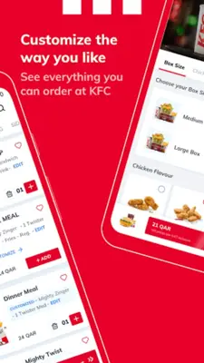 KFC Qatar - Order food online android App screenshot 4